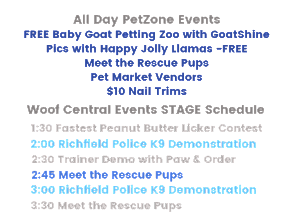 PETZONE EVENTS SCHEDULE 2024